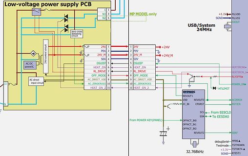 Schaltplan eines Low-voltage Power Supply PCB