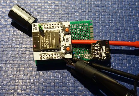 ESP32-WROOM Aufbau mit BMP280 Sensor