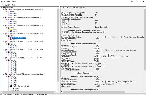 USB Device Viewer Software Screenshot
