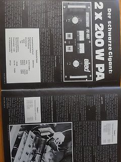 Foto eines technischen Artikels über einen Verstärker