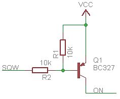 Schaltplan eines Transistor-Schalters