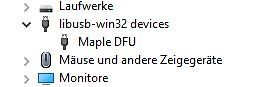 Ausschnitt der Windows Geräteverwaltung