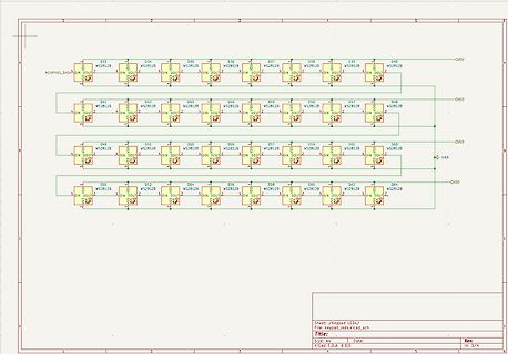 Schaltplan für WS2812B LED-Matrix