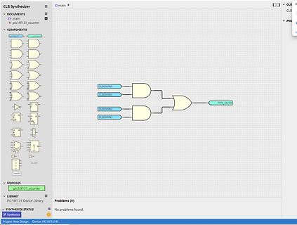 Logikschaltung in einer Simulationssoftware