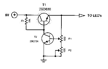 Schaltplan einer Transistor-Schaltung