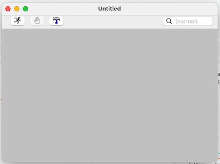Screenshot eines leeren Fensters
