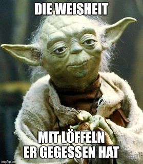 Meme mit Yoda