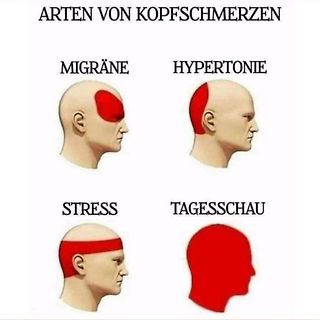 Meme über Arten von Kopfschmerzen