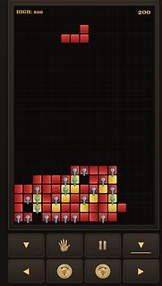 Screenshot eines Tetris-Spiels