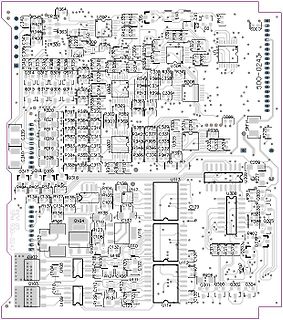 Leiterplatten-Layout einer Platine