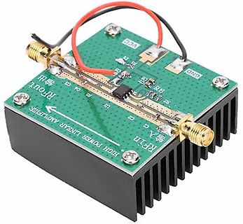 High Power Linear Amplifier auf Kühlkörper