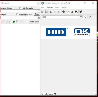 Screenshot der Reader Utility Software