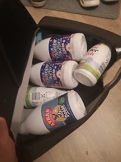 Milchprodukte in einer Tasche