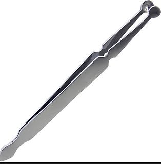 Metallische Pinzette