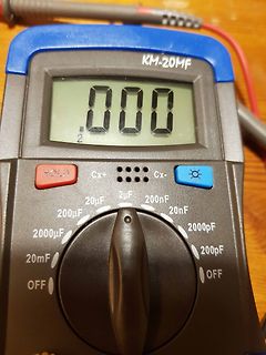 Digitalmultimeter mit Anzeige .000