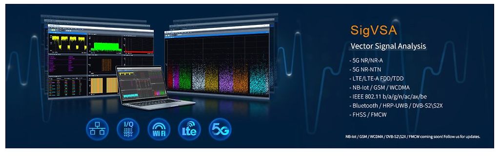 Werbebanner für SigVSA Vector Signal Analysis Software