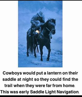 Meme über Cowboy-Navigation
