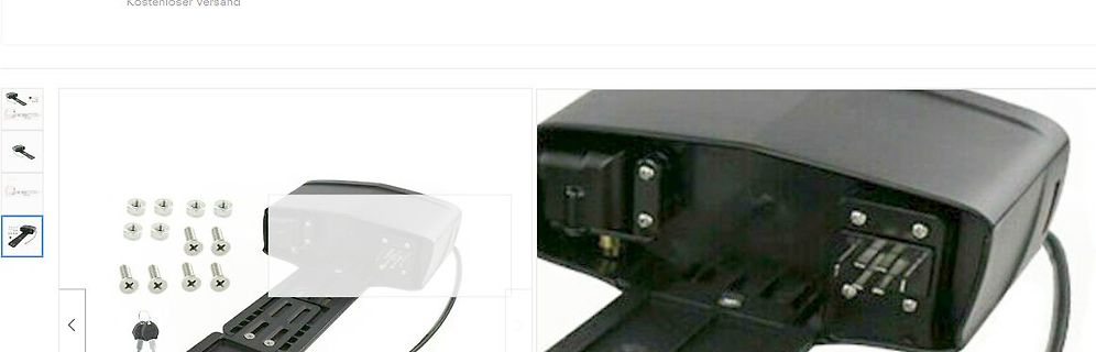 Produktfotos eines elektronischen Geräts mit Schrauben