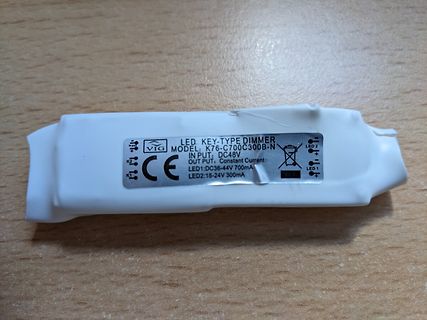 LED Key-Type Dimmer Gehäuse mit Typenschild
