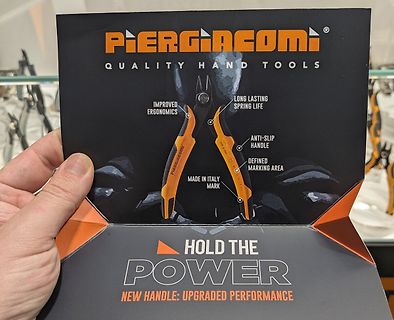 Verpackung von Piergiacomi Handwerkzeugen