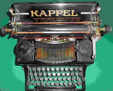 Alte Schreibmaschine Kappel
