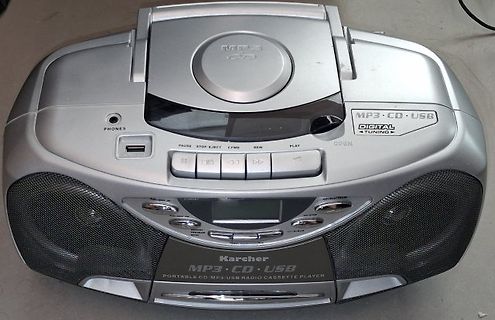 Karcher MP3 CD USB Radio Cassette Player