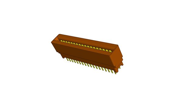 3D-Modell eines DIP-Gehäuses