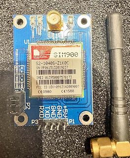 SIM900 GSM/GPRS Modul auf Leiterplatte