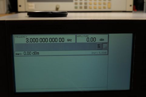 Display eines Spektrumanalysators
