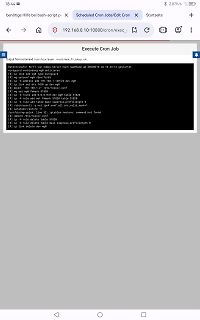 Screenshot eines Terminal-Fensters mit Fehlermeldung