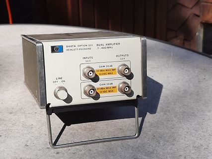 Hewlett-Packard 8447A Dual Amplifier