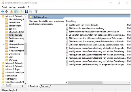 Windows Editor für lokale Gruppenrichtlinien