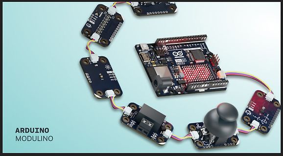 Arduino Modulino Bausatz mit verschiedenen Modulen