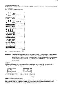 Dokumentation einer LCD-Anzeige eines Oszilloskops