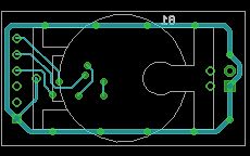 PCB-Layout einer Leiterplatte
