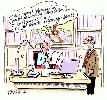 Comic über einen utopischen Innovationsvorschlag