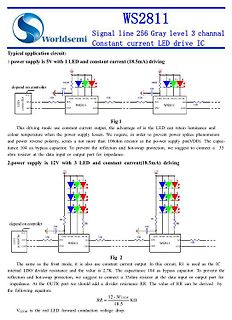 Schaltpläne für WS2811 LED-Treiber-Anwendungen