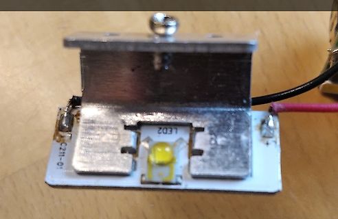 LED auf Leiterplatte mit Kühlkörper