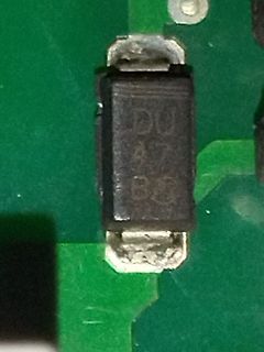 SMD-Bauteil auf Leiterplatte