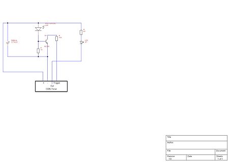 Schaltplan einer Lichtschaltung mit LDR und Timer