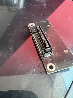 Leiterplatte mit Anschlussstecker