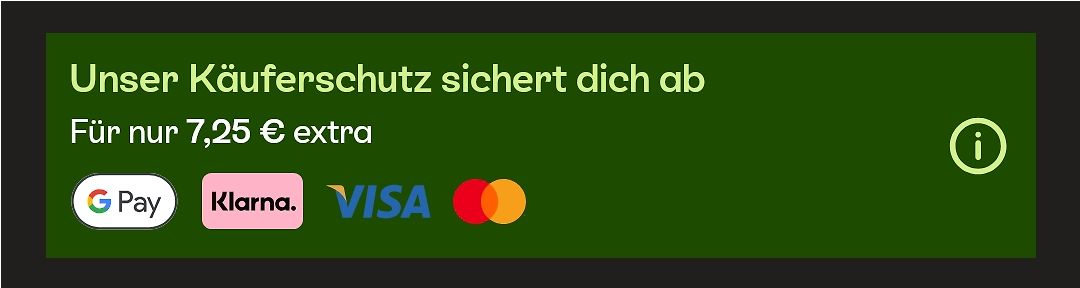 Website-Banner für Käuferschutz