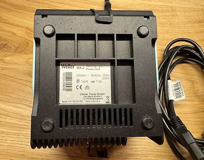Weller WX 2 Power Unit Typenschild