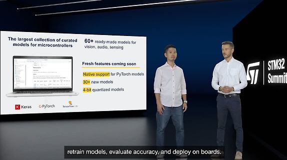 Präsentation von STM32 Machine Learning Modellen