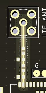 Ausschnitt eines PCB-Layouts