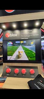 Werbeaufbau für u-blox GNSS Plattform