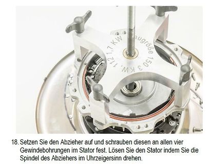 Werkzeug zum Lösen eines Stators