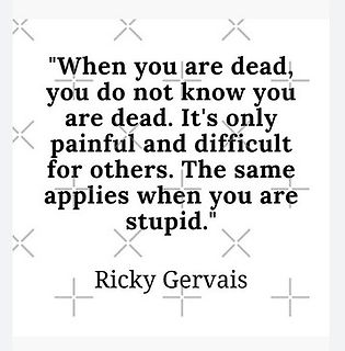 Textzitat von Ricky Gervais
