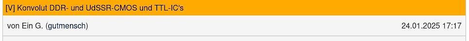 Forum-Thread Titel und Autor