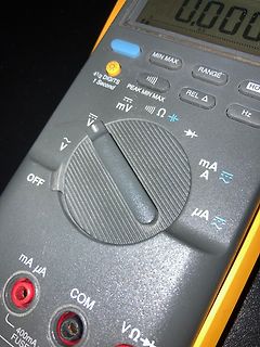 Nahaufnahme eines Multimeters